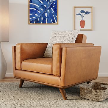 Zander Leather Chair | West Elm (US)