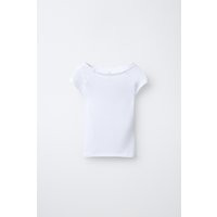 Zara - Plain Modal T-Shirt - White - 6-7 Years (48,0 Inches) - Kids | Zara US