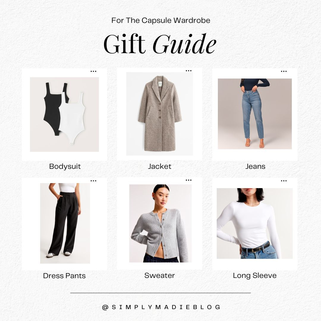 Gift Guide: For the Capsule Wardrobe 

 

#LTKGiftGuide #LTKSeasonal #LTKHoliday