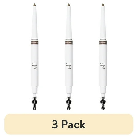 (3 pack) e.l.f. Instant Lift Waterproof Brow Pencil, Deep Brown, 0.008oz | Walmart (US)