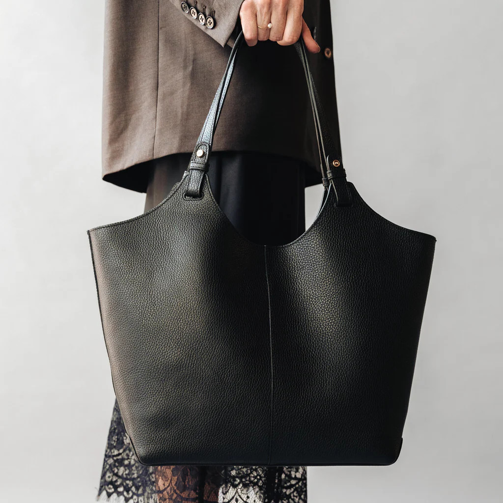 The Lisboa Tote Black | Poppy Barley