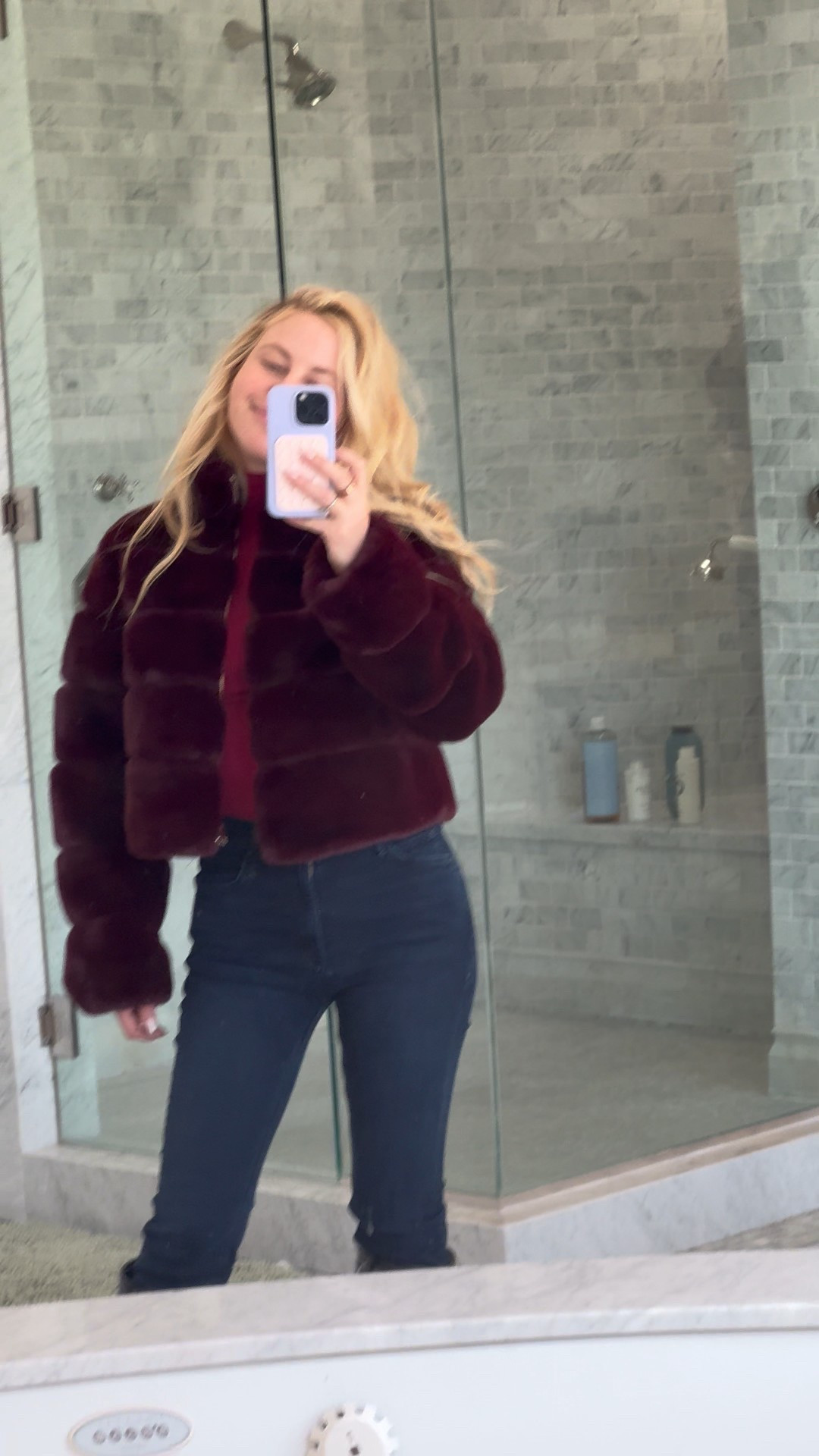 It’s summer but I found the cutest find for next winter! Faux fur in the prettiest burgundy color. And my new fav jeans.


#ltkstyle #generationlove #jeans #mother 

#LTKSummerEdit #LTKStyleTip