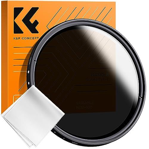 K&F Concept 40.5mm Neutral Density Filter, 40.5mm Slim Variable Fader ND Filter Adjustable ND2 to... | Amazon (US)