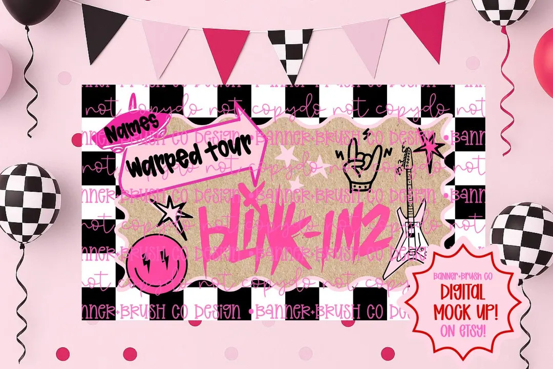 Blink & Im 2 Birthday Party Banner Template | Editable Canva Banner | 35x60 DIY Painted Sign | Pu... | Etsy (US)