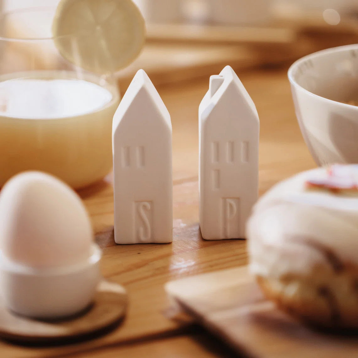 Salt Pepper Village House Porcelain Salt and Pepper Set | Wayfair North America