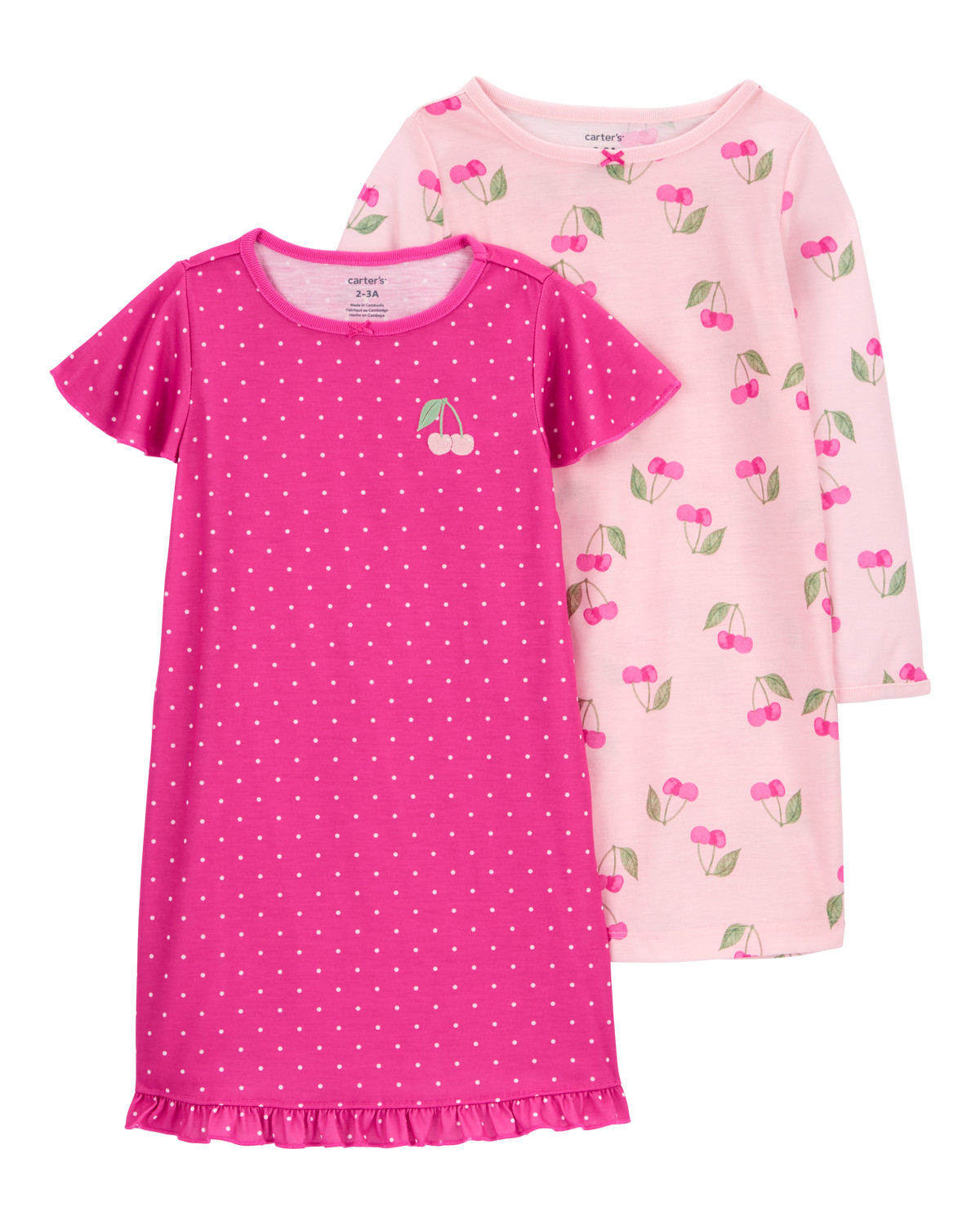 Kid 2-Pack Nightgowns | Carter's Inc