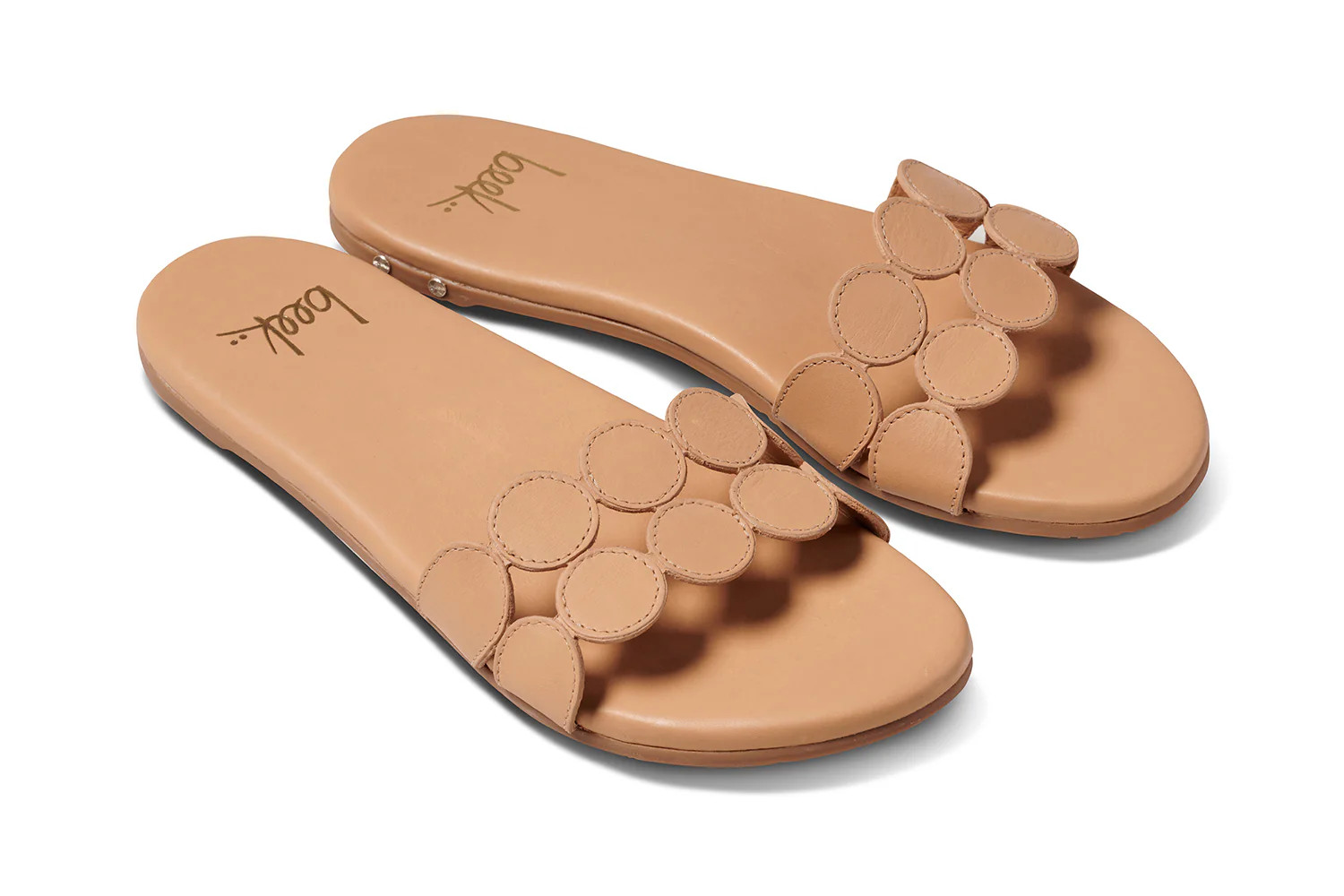 Whirlybird Leather Slide Sandal - Beach | beek | beek