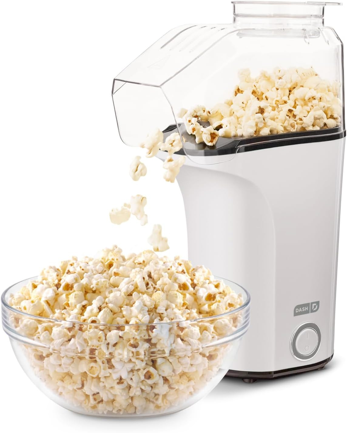 Dash Fresh Pop Popcorn Maker, Electric Hot Air Popper, 16-Cup, White | Amazon (US)