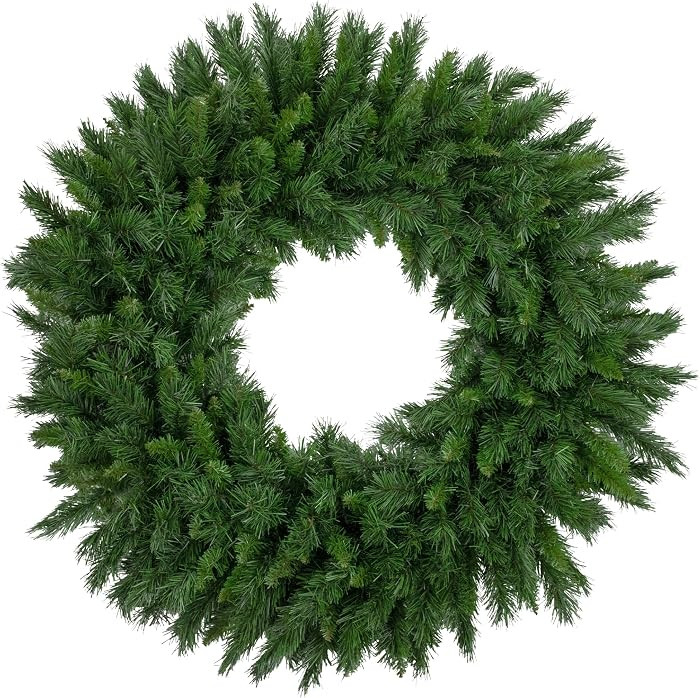 Lush Mixed Pine Artificial Christmas Wreath - 36" - Unlit | Amazon (US)