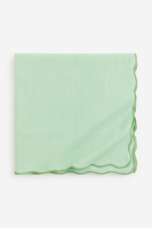 2-pack Scallop-edged Placemats - Light green - Home All | H&M US | H&M (US + CA)