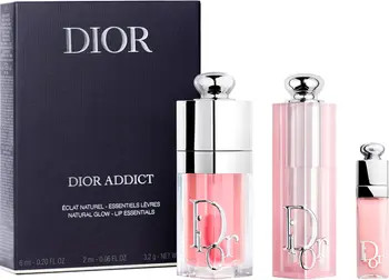 'Dior Addict Natural Glow Lip Essentials 3-Piece Set | Nordstrom