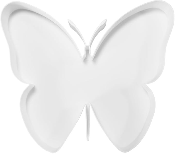 Plastic Fillable Butterfly Shape Charcuterie Box, 10in Reusable Alphabet Shaped Tray for Birthday... | Amazon (US)