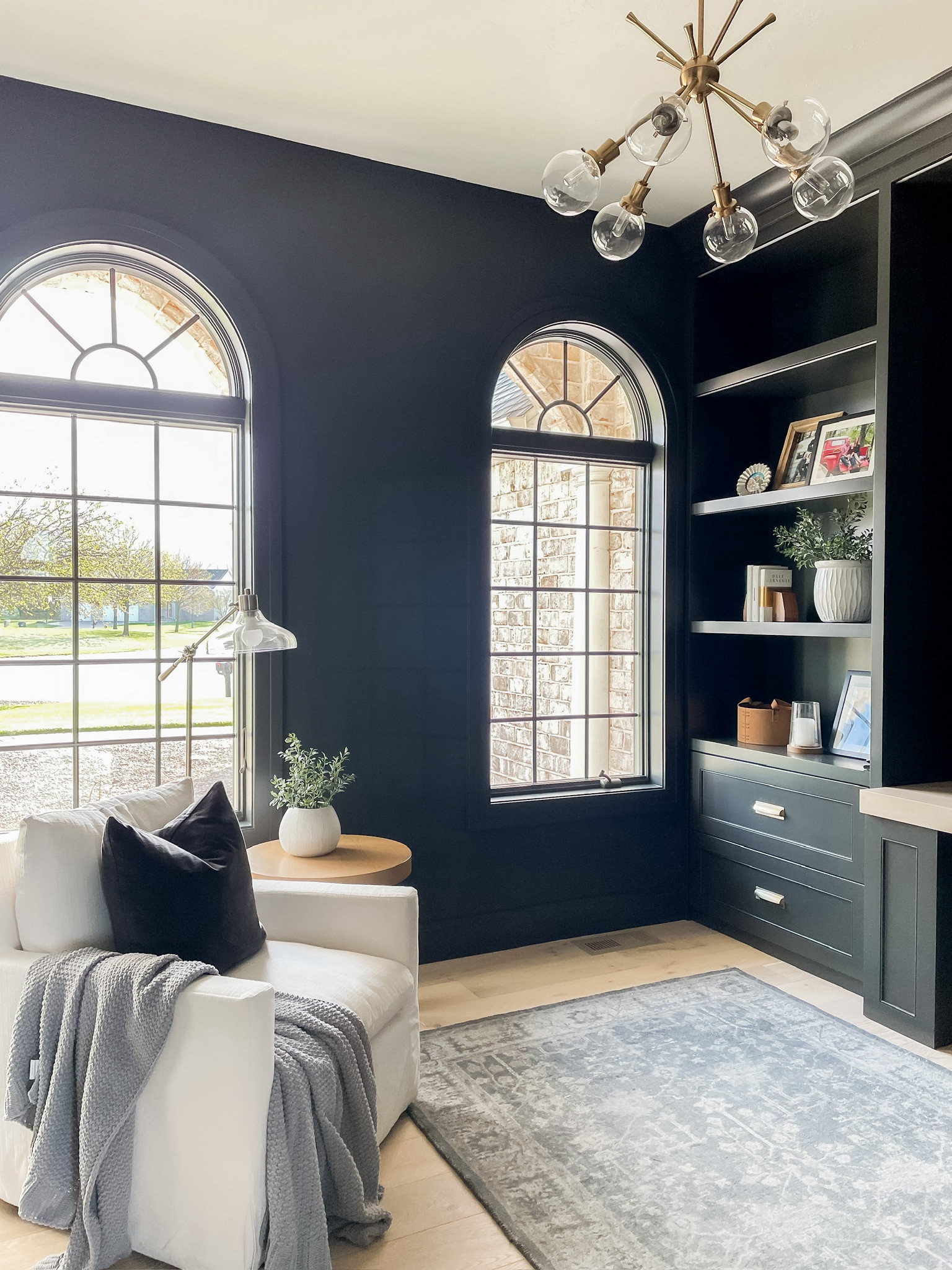 Dark walls don’t have to be scary. Here’s a look at how I lighten up my office with other pieces. 

#LTKHome