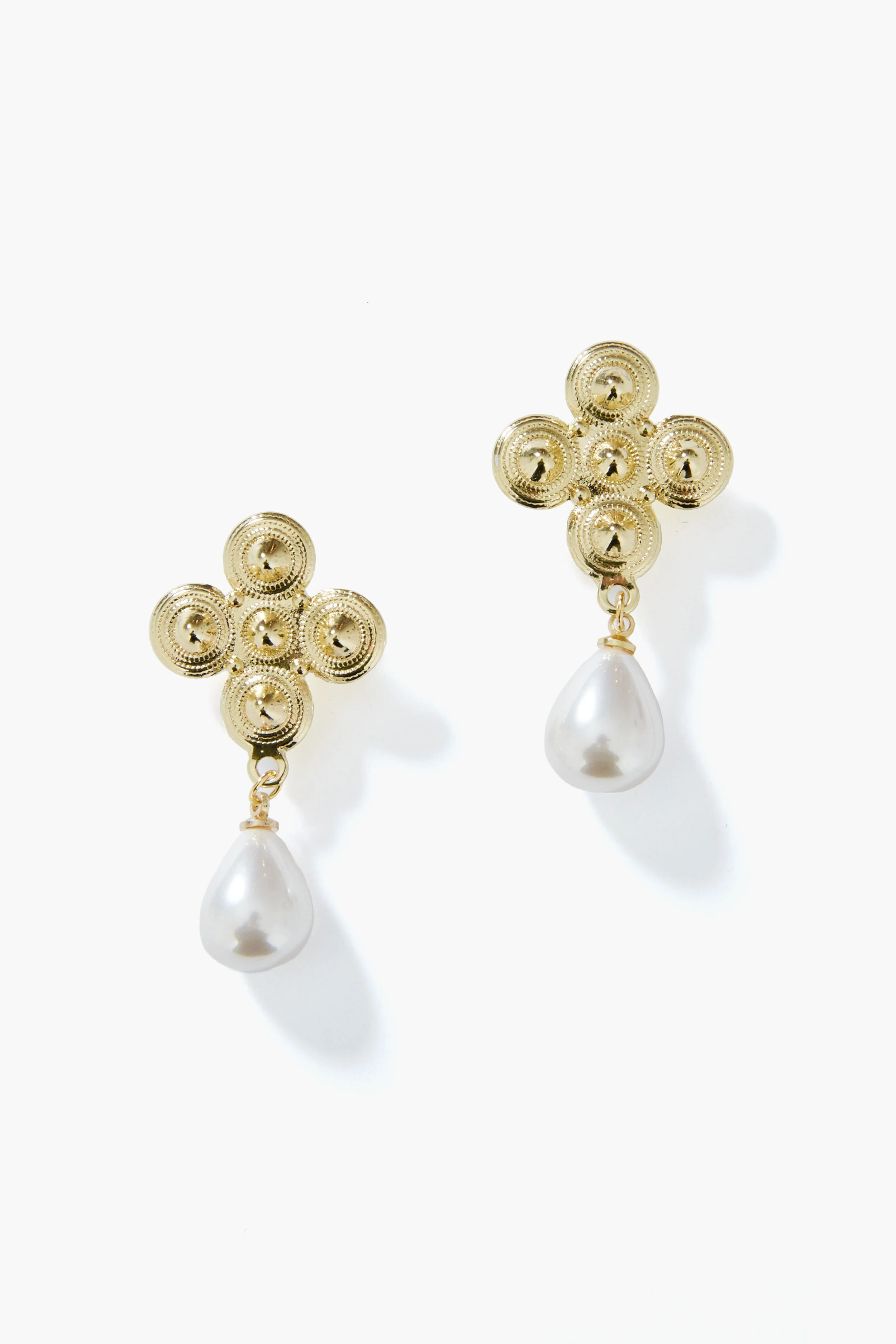 Gold and Pearl Camille Earrings | Tuckernuck (US)