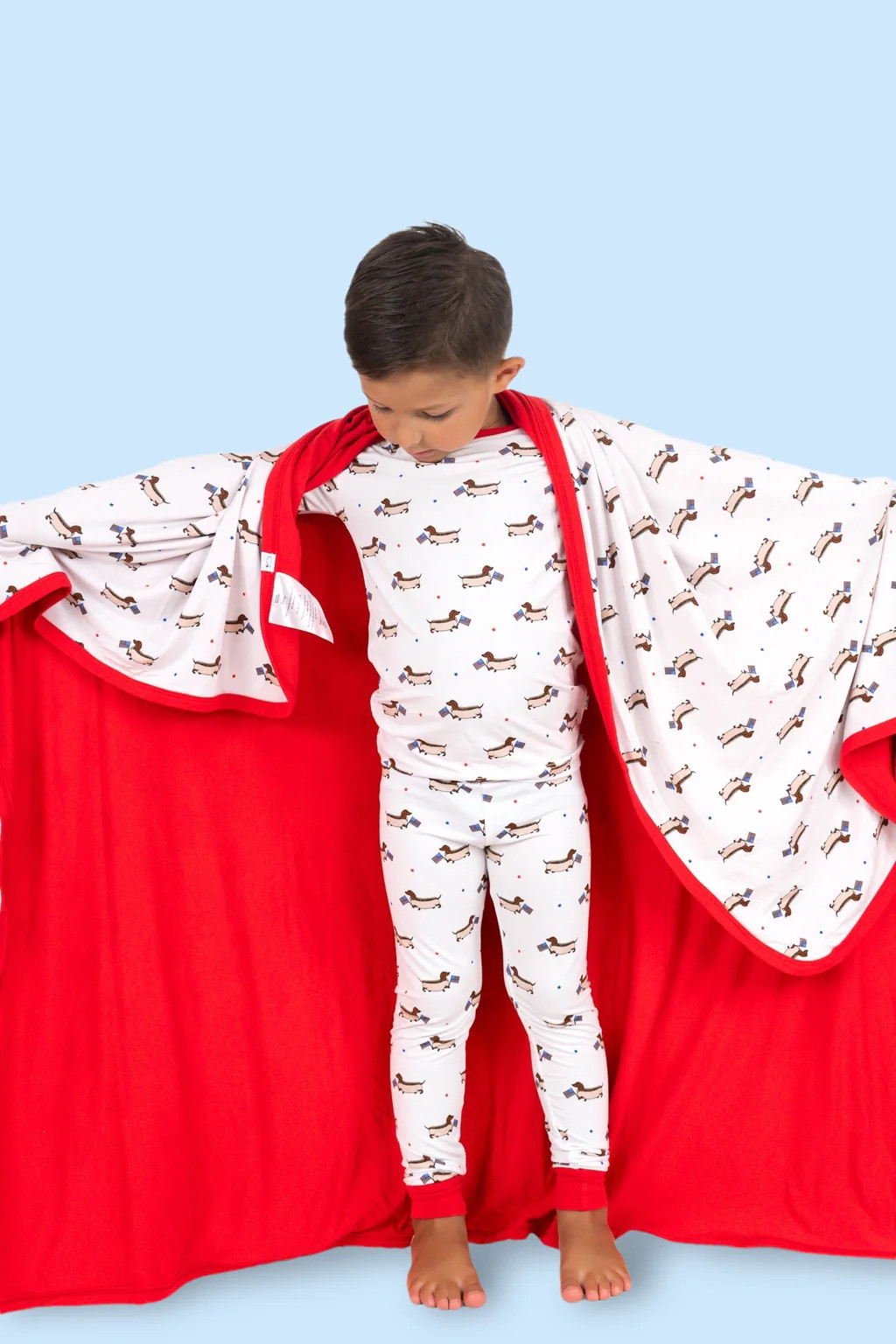 PRESTON'S AMERICAN PUPS DREAM BLANKET | Dream Big Little Co.