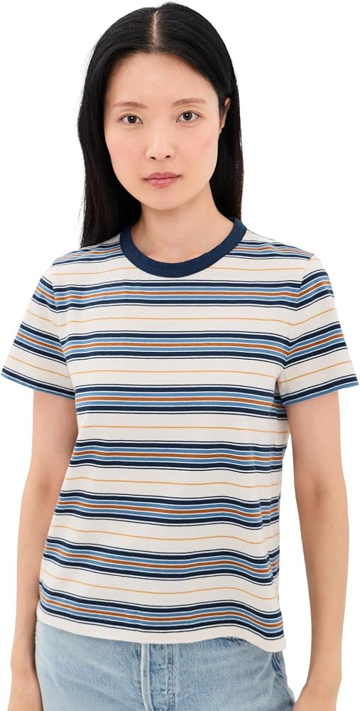 Madewell Women's The Perfect Crewneck Tee in Allday Jersey | Amazon (US)