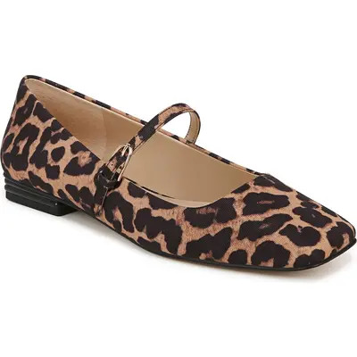 Franco Sarto Tinsley Square Toe Mary Jane Flat in Beige at Nordstrom, Size 9 | Nordstrom