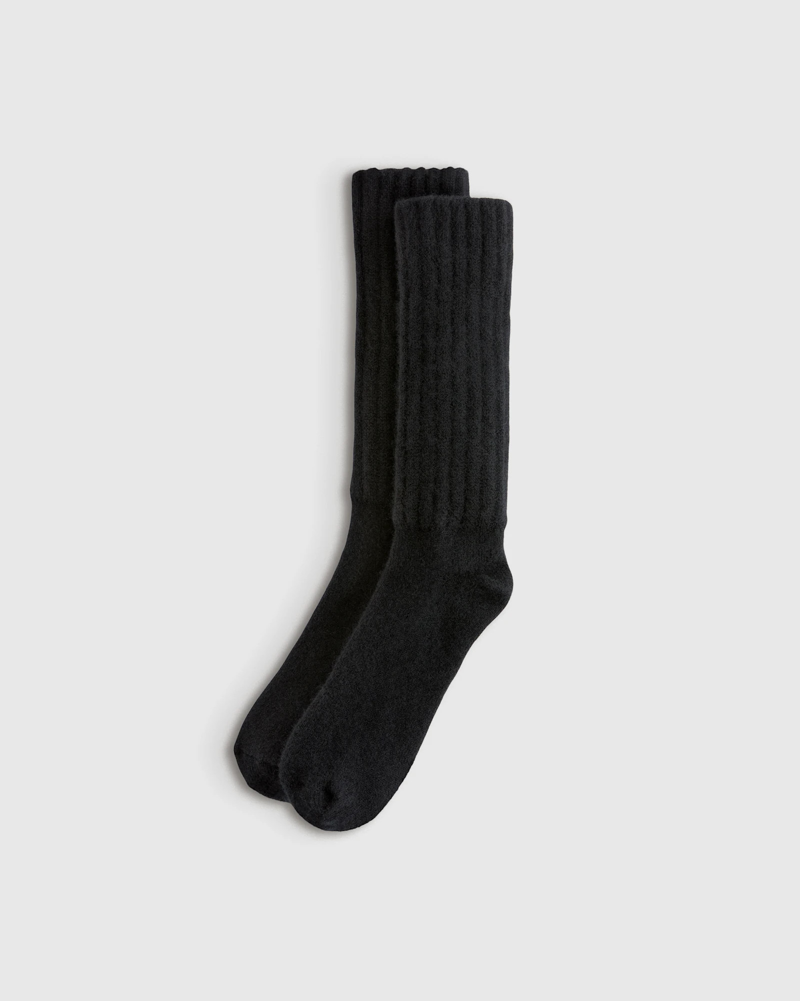 Quince | Women's Mongolian Cashmere Slouch Sock in Charcoal Heather, Size M/L | Quince