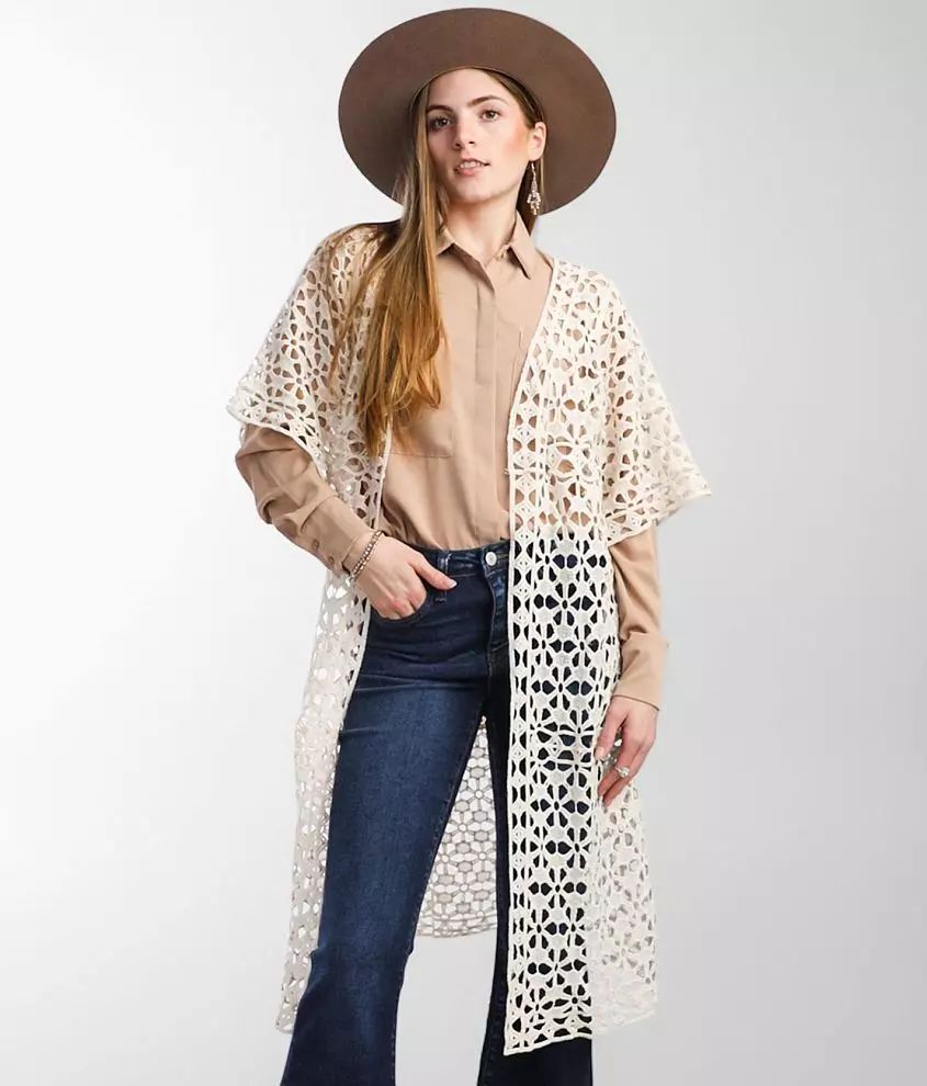 Crochet Kimono | Buckle