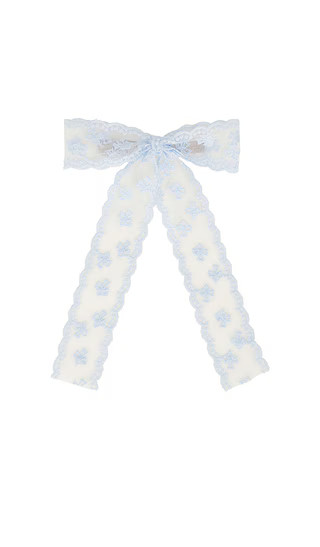 Angelic Hair Bow in Sky | Revolve Clothing (Global)