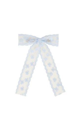 Angelic Hair Bow in Sky | Revolve Clothing (Global)