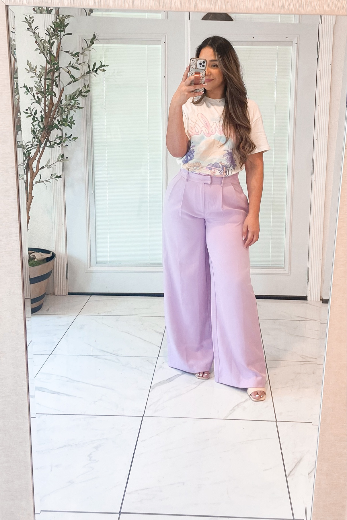 Barbie core Barbie outfits purple pants pastel smart casual style lavender 

#LTKFind #LTKstyletip #LTKunder50