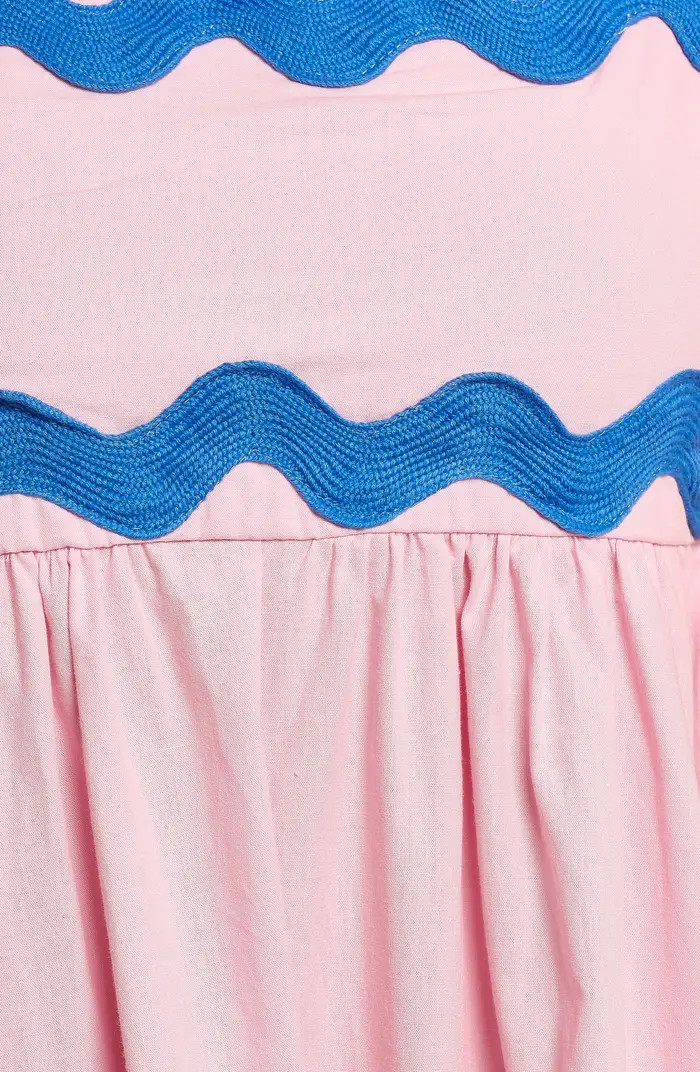 Reece Rickrack Trim Midi Dress | Nordstrom Rack