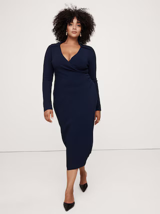 Polo Wrap Sweater Dress | Banana Republic (US)