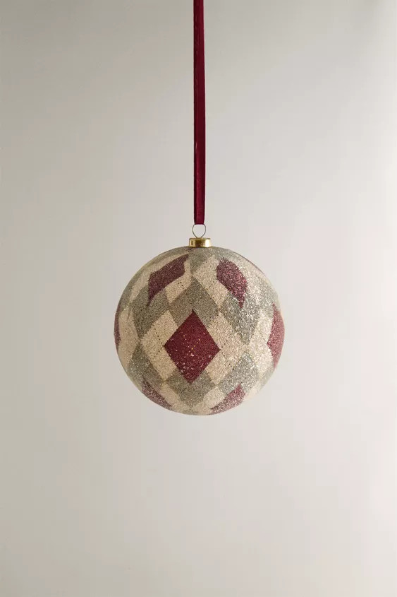 DIAMOND BALL CHRISTMAS TREE ORNAMENT | Zara US