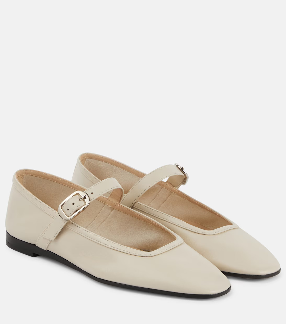 Leather Mary Jane ballet flats | Mytheresa (US/CA)