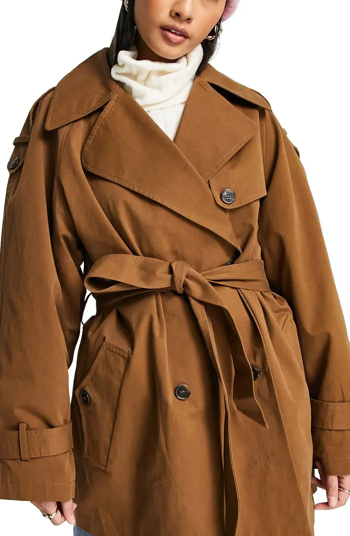 Topshop Editor Cotton Trench Coat | Nordstrom | Nordstrom