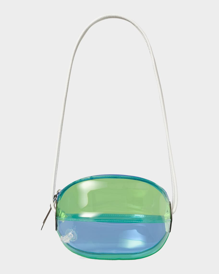 Tory Burch Beach Ball Colorblocked Shoulder Bag | Neiman Marcus