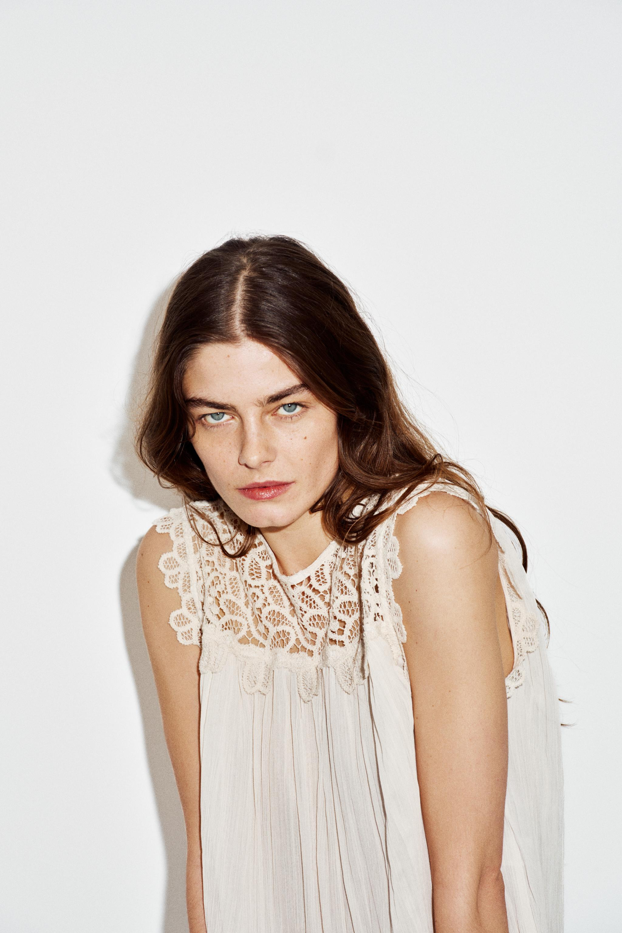 COMBINATION CROCHET TOP | Zara US