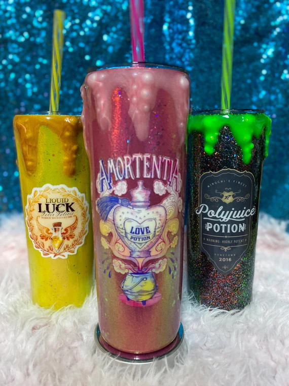 Harry Potter Inspired Potions Glitter Tumblers Polyjuice | Etsy | Etsy (US)