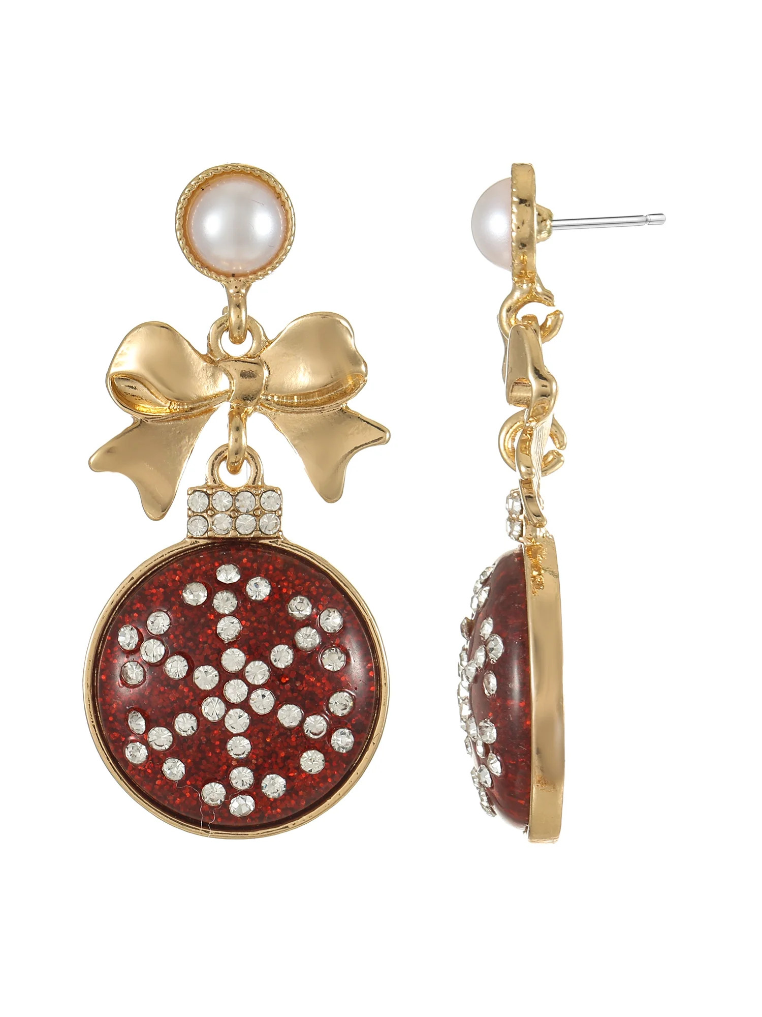Holiday Time Ornament Earrings, 1 Pair | Walmart (US)