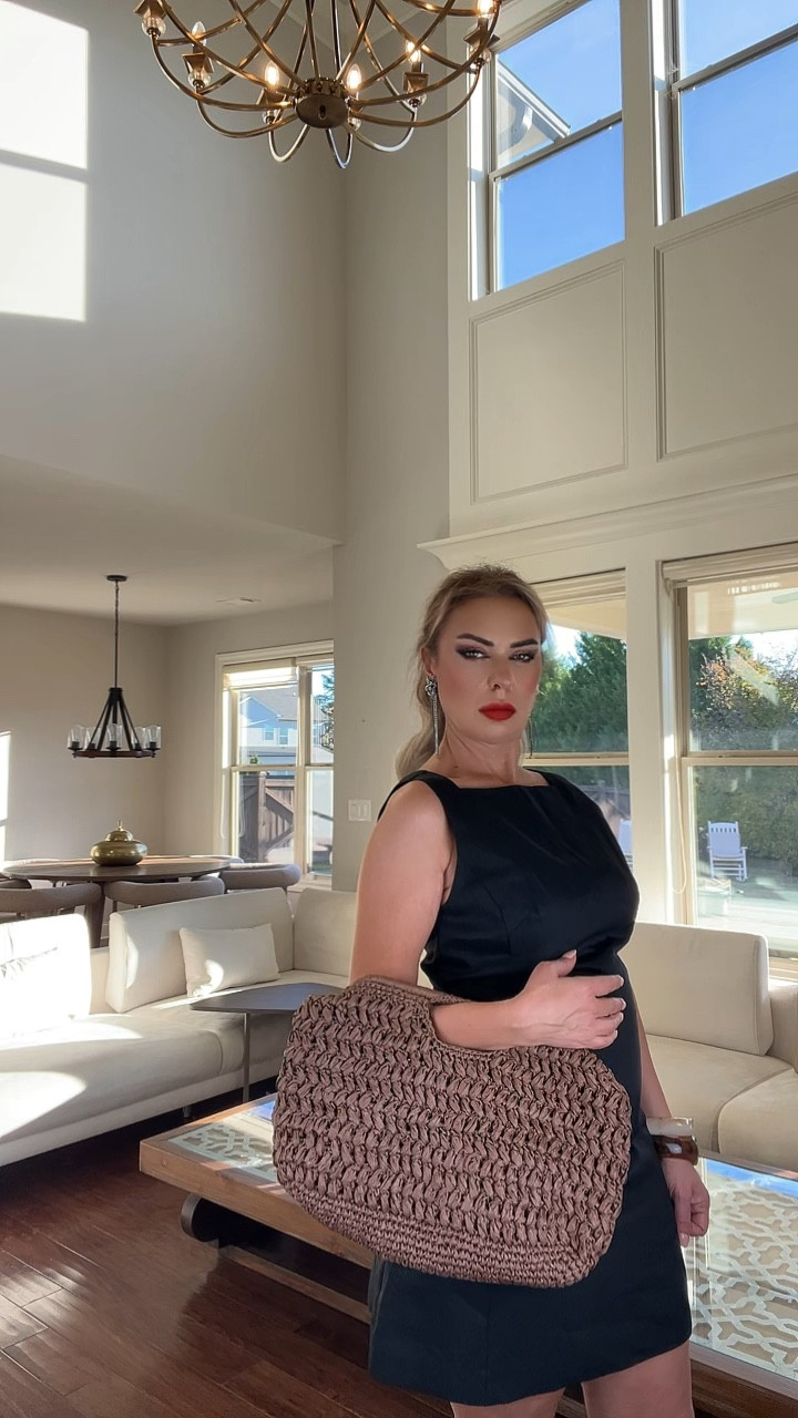 TAHARI Women's Pettite Satin Shoulder Bow Sheath

- A chic touch: a black mini dress, finished with a brown knit bag. 🖤✨
- The perfect combination of the day: simple, elegant, and very practical. #fashion #combination #styling
- I captured this heartbeat with a brown knit bag. Minimal yet impactful. 👜
- We're sticking to the classic: a black dress + a brown knit bag.
- #fashion
- #combination
- #style
- #outfit
- #fashion
- #style
- #ootd
- #blackdress
- #brownbag
- #accessories
- #inspo


#LTKHoliday #LTKSeasonal #LTKGiftGuide