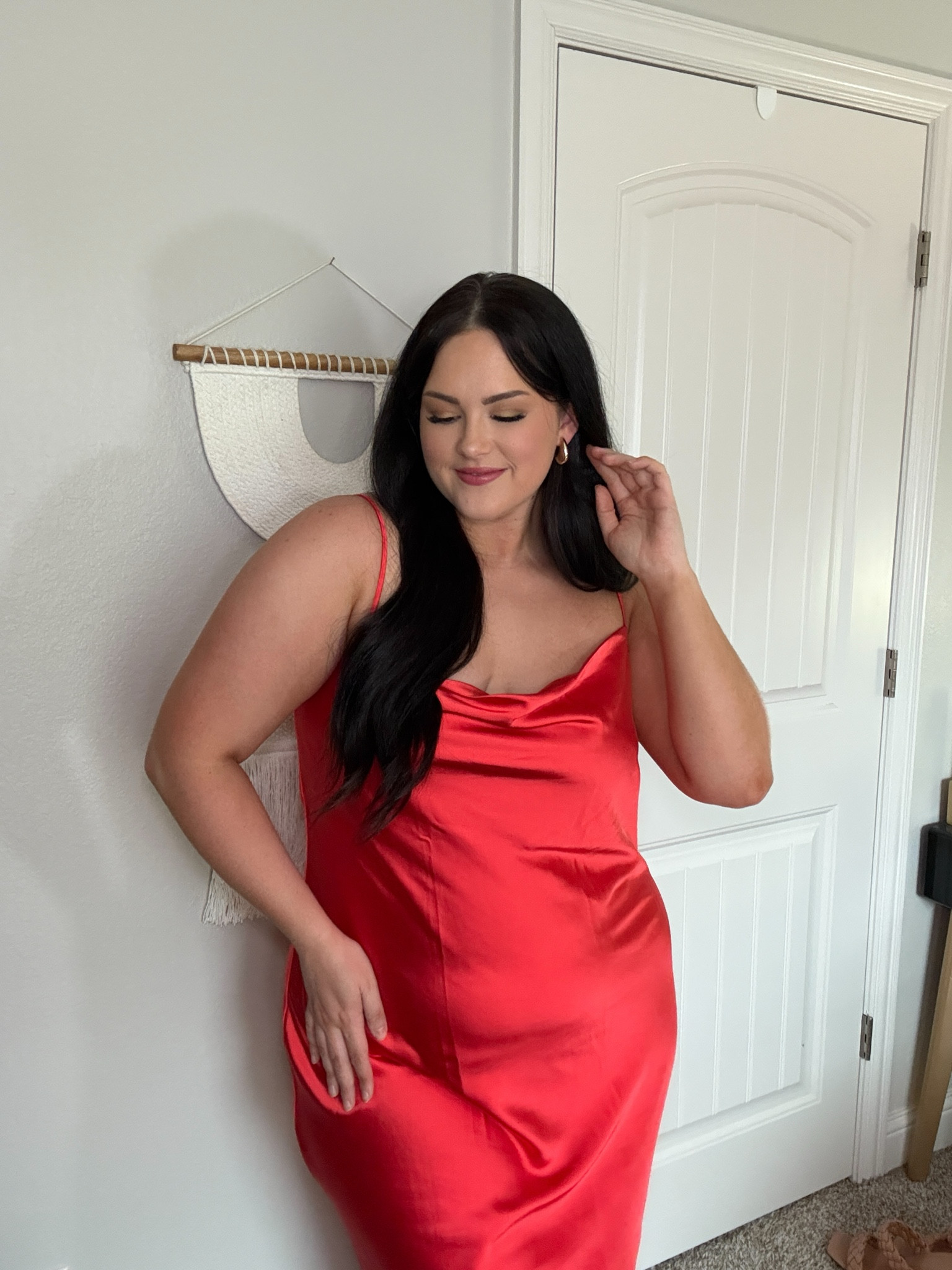 Trying the Old Navy The Occasion like & this red slip dress is the WINNER! So gorgeous and flattering. TTS, wearing xl

#LTKStyleTip #LTKPlusSize #LTKMidsize