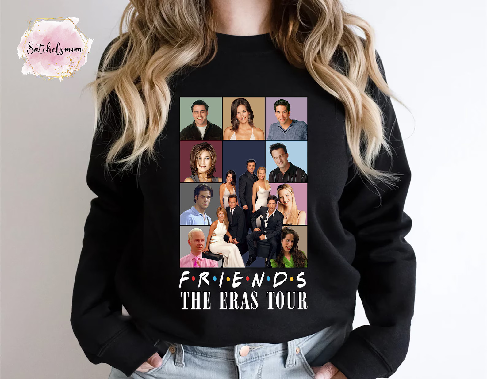 Friends Eras Tour Shirt, Eras Tour Shirt, Friends Sweater, Retro TV Show, Joey Tribbiani, Monica ... | Etsy (US)