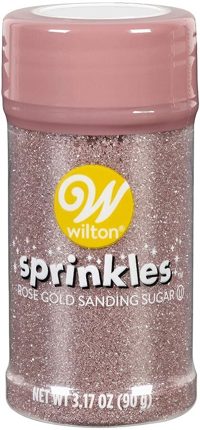 Rose Gold Sanding Sugar 3.17 oz | Amazon (US)