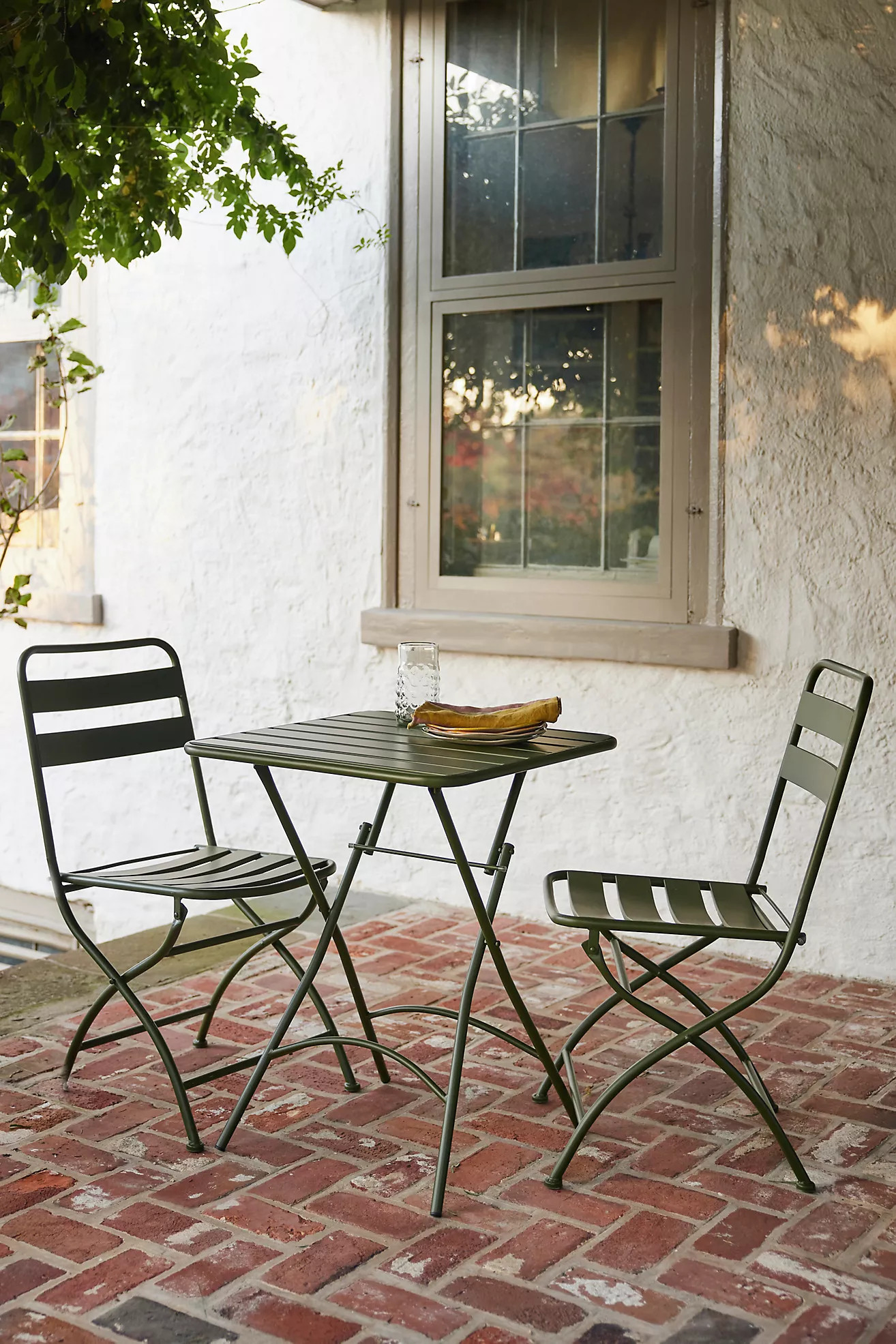Folding Iron Bistro Set | Terrain