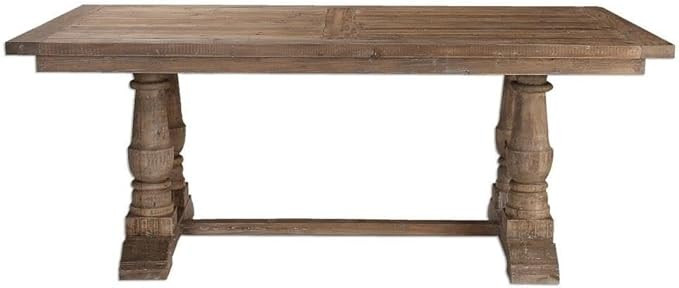 Uttermost Stratford Salvaged Wood Dining Table, Brown | Amazon (US)