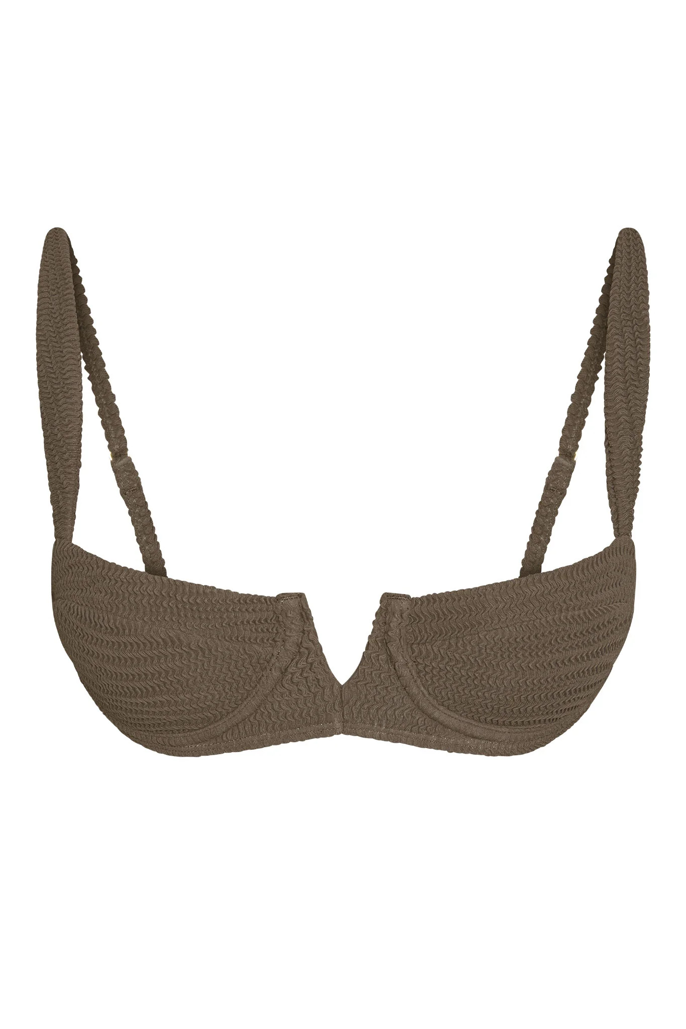 Clovelly Top - Stone Crinkle | Monday Swimwear