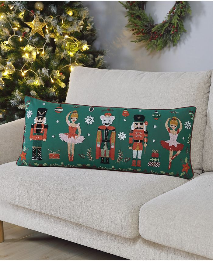 ID HOME FASHIONS Nutcracker Decorative Pillow, 14 | Macys (US)