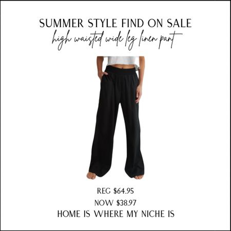 S T Y L E / just snagged these high waisted wide leg linen pants on sale 🛒👏🏻📦 high risk of selling out I got one of the last in my size (L)

Summer Outfit | Aerie | 

#LTKsummer #LTKstyletip #LTKcanada