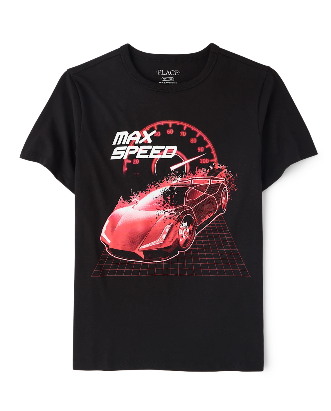 Boys Speed Freak Racecar Graphic Tee - black | The Children's Place