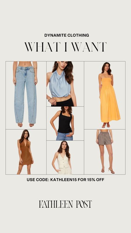 Dynamite Clothing: what I want

Use code: KATHLEEN15 for 15% off your purchase.

#kathleenpost #dynamitestyle 

#LTKSaleAlert #LTKStyleTip #LTKSeasonal