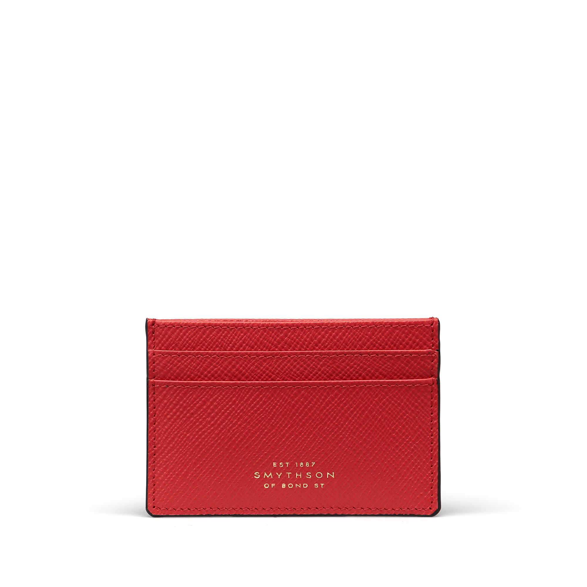 Panama Card Holder in scarlet red | Smythson | Smythson