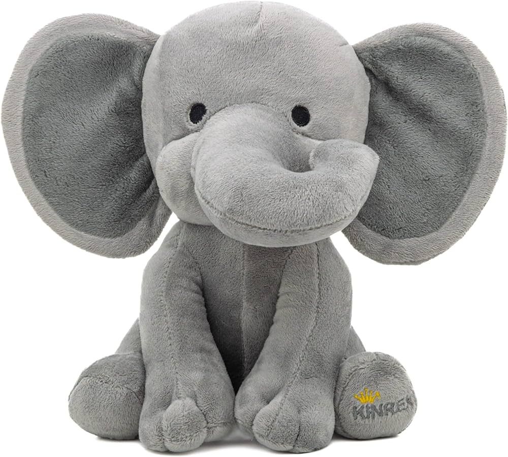 KINREX Elephant Stuffed Animals – Stuff Animal Plush Toy for Babies Girls Boys, Elephants Plush... | Amazon (US)