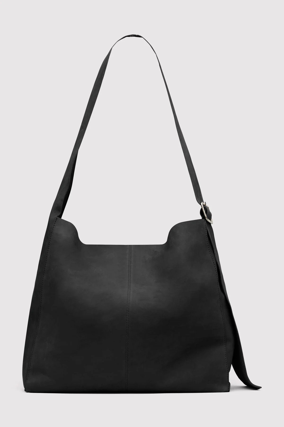 Oversized Nubuck Satchel - Black | St. Agni (US, UK, EU)