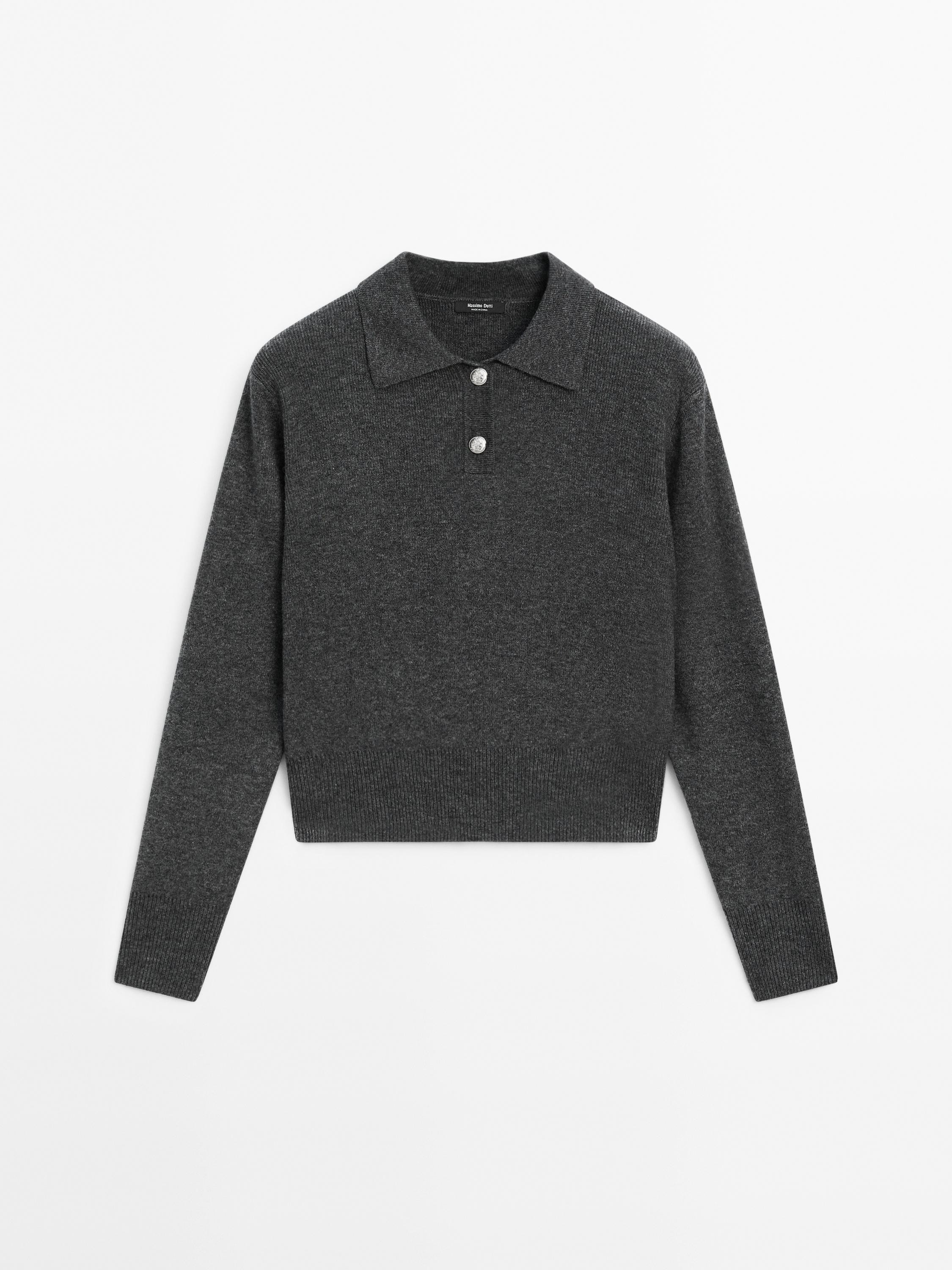 Polo neck wool blend jumper | Zara US